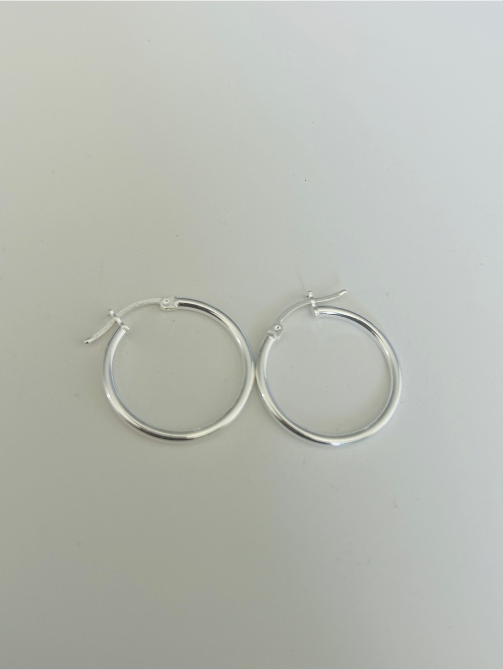 Taxco Mexico 925 Sterling Silver Hoop Earrings 2 cm 2.40 g New